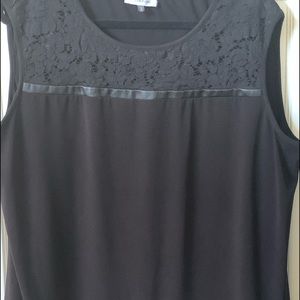 Calvin Klein Black Sleeveless Top